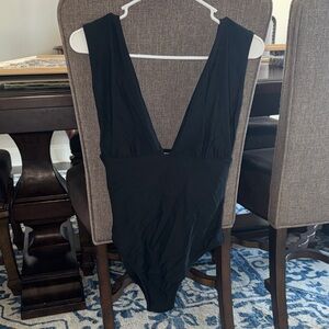 J. Crew Factory Black One-Piece Swimsuit